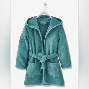 NWT! Kids Cotton Hooded Bathrobe